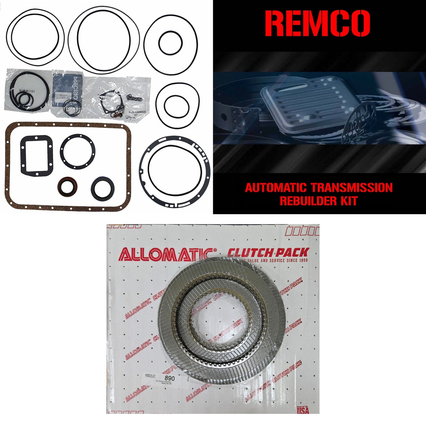 Juego reparacion AT540 AT542 AT543 AT545 AT1545 1970-2001 Banner Kit