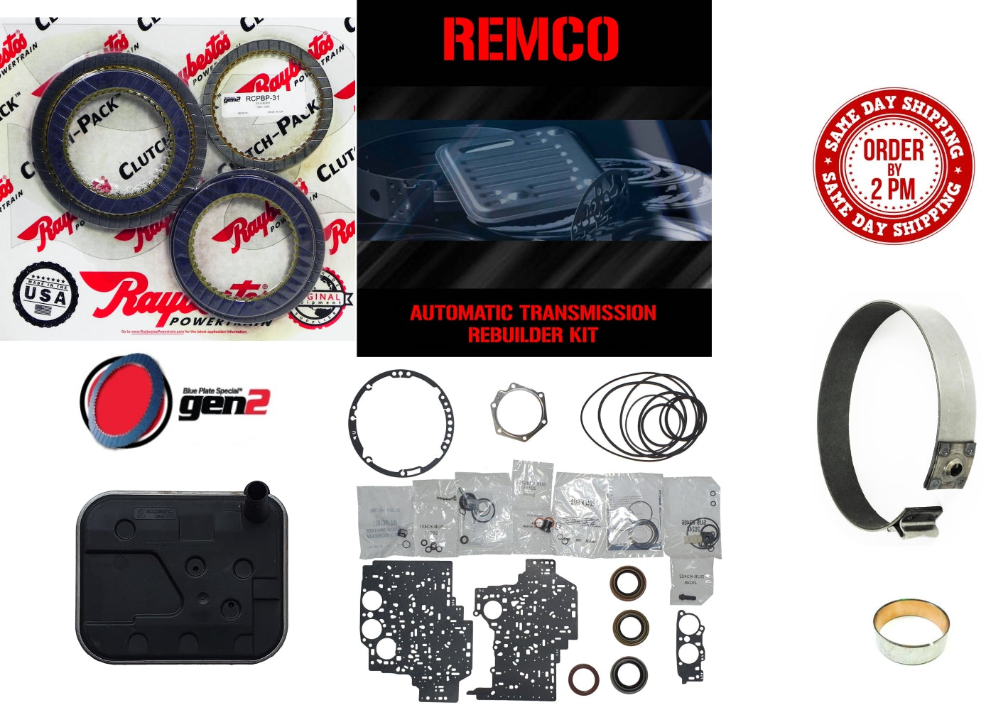 Juego reparacion basica 4L80E 4L85E 1990-1996 GEN2