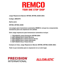 Juego Reparacion Banner 4R70W 4R75W AODE 2003-