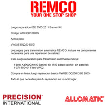 Juego reparacion basica VW02E DQ250 DSG 2003-