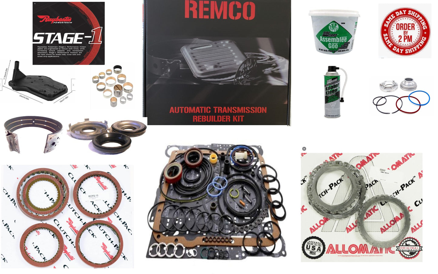 Juego reparacion 4L60E 4L65E M32 1997-2003 Stage1