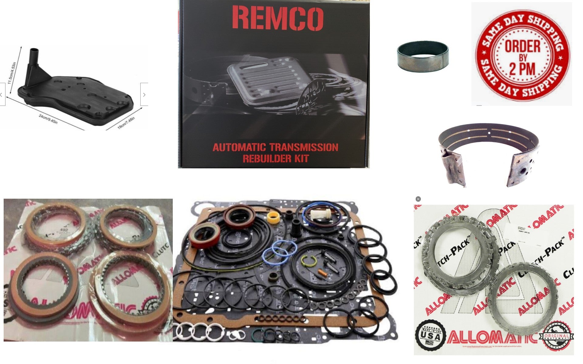 Juego reparacion 4L60E 4L65E M32 1997-2003 Basica con aceros