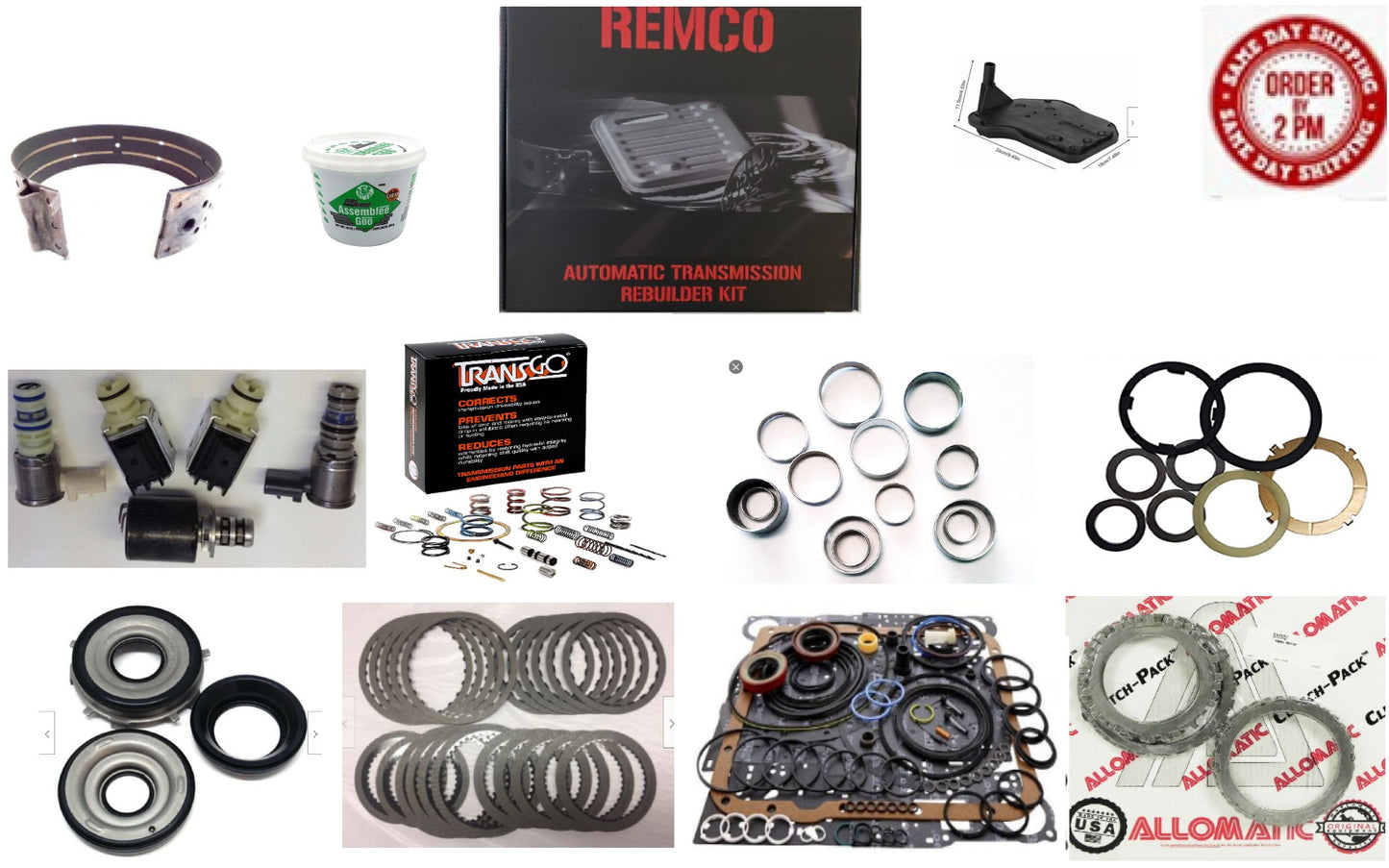 Juego Reparacion con Solenoides y pistones 4L65E 1997-2003