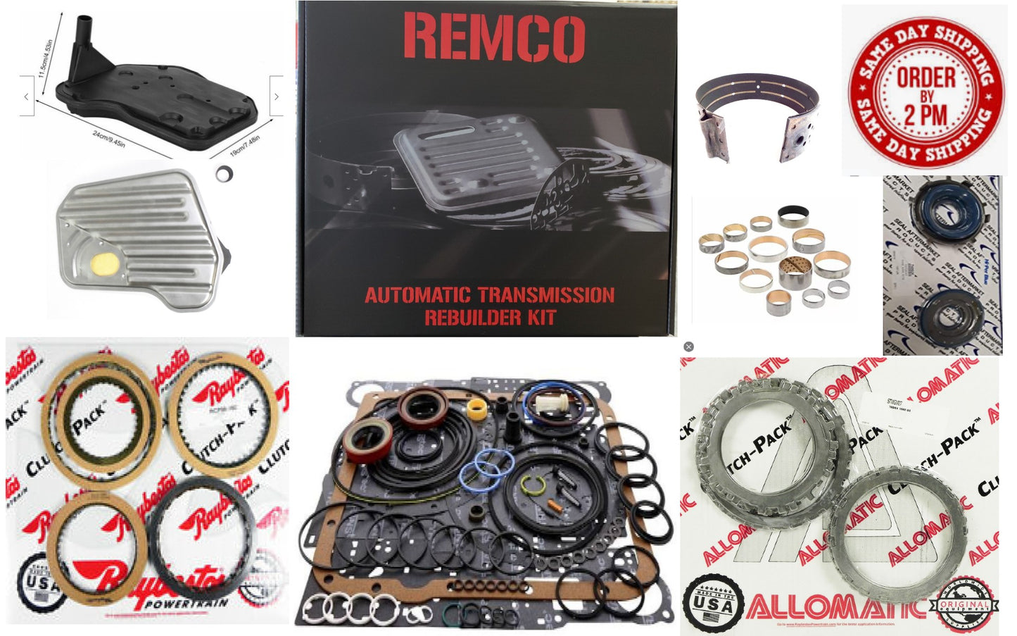 Juego reparacion 4L60E M30 4L65E M32 1993-2003 Super kit Raybestos